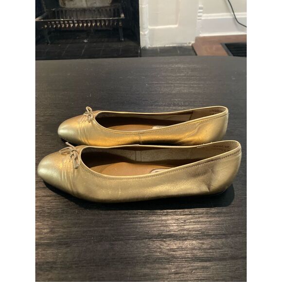 Nicole metallic gold ballet‎ flats - Picture 4 of 7